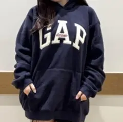 GAPボアパーカー ネイビー ボアパーカー