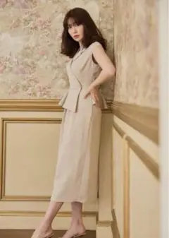 お値下げ★ハーリップトゥ　Gramercy Wrap Midi Dress M Her lip to ワンピース Gramercy Wrap Midi Dress : ZOZOTOWN
