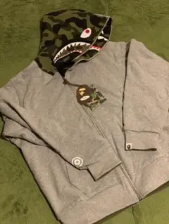A BATHING APE シャーク リバーシブル パーカー 新品未使用品