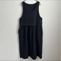 【SM2】サマンサモスモス　サイドボタンノースリーブワンピース