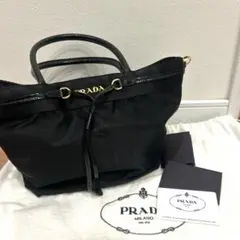 PRADAナイロンジャガードバッグ　新品未使用