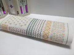 刺し子ふきん 秋カラーオリジナルデザイン