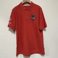 テッドカンパニー ポロシャツ XL ワッペン 赤 刺繍ロゴ