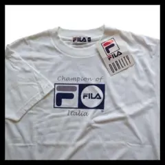 【新品未使用】　フィラ メンズ 半袖 Tシャツ ホワイト イタリアサイズM