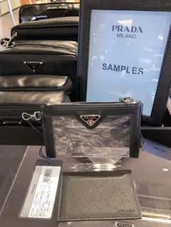 新品★2点★PRADA★ポーチu0026カードケース★定期 社員証入 コインケース