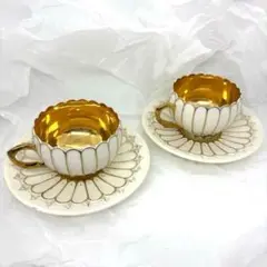 訳あり品　伊藤剛俊　トリオ　金彩　ティーカップ&amp;ソーサー　プレート 伊藤剛俊 金彩カップアンドソーサーSETの通販 by Link2020's