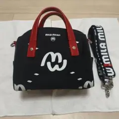 MILA MILAN ロゴ入りミニショルダーバッグ