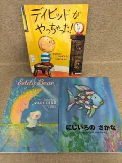【無料配送】にじいろのさかな、デイビッドがやっちゃった！、なんてすてきな日　絵本