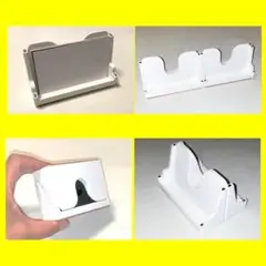 【白２個】名刺・カードスタンド 2個セット