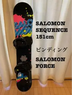 ☆状態良好☆ SALOMON SEQUENCE 151cm スノーボード