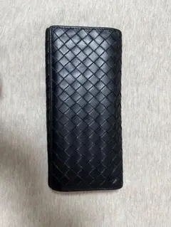 ボッテガヴェネタ 長財布 小銭入れ無 ブラック