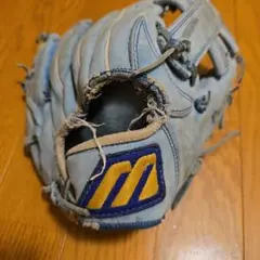 Mizuno ProModel 少年軟式グローブ 青