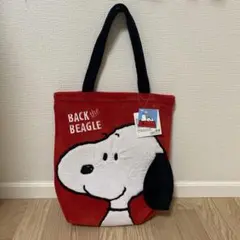 SNOOPY マチありレッスンバッグファスナー　タグ付き