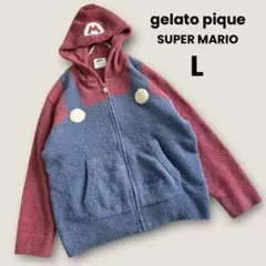 gelato pique スーパーマリオ　L ルームウェア　ジップパーカー　長袖