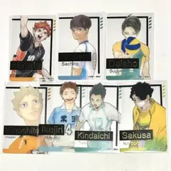 ハイキュー 箔押しクリアカード 7点セット