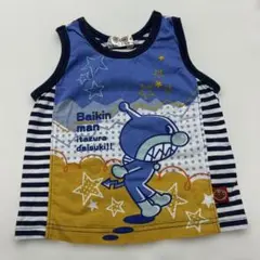 【1点限り】バイキンマン ノースリーブ　タンクトップ　100 サイズ
