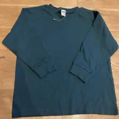 ブランシェス　プリントTシャツ 七分120 キッズ　グリーン