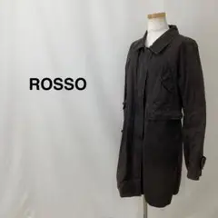 ROSSO ロッソ ロングコート ダークグレー レディース