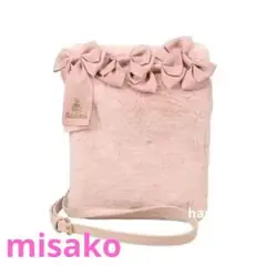 ★新品★しまむら 青木美沙子 NINA'S ファー ショルダーバッグ ピンク