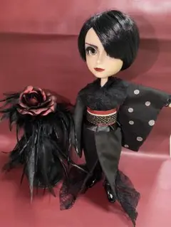 テンヤドール♡かっこいい和ゴス⭐︎黒×レース