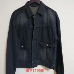 デニムジャケット gジャン 限定展開 ブラック Sサイズ