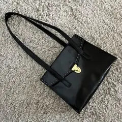 【24時間以内発送】PRADA プラダ ショルダーバッグ エナメル 黒