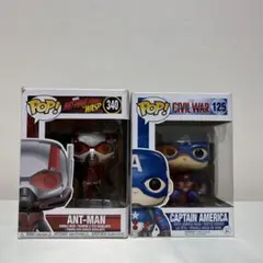 pop!funko マーベル アントマン キャプテン・アメリカ