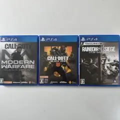 PS4ゲームセット COD2種 シージ