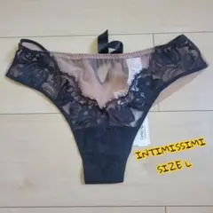 INTIMISSIMI Tバック Lサイズ ブラック