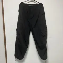 スーパーワイドカーゴパンツ L ブラック