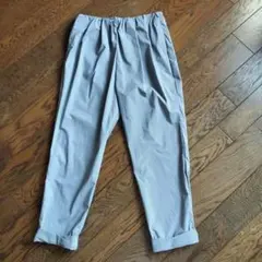 リラックスフィット チェック柄シャカシャカパンツ