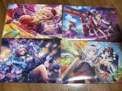 東方Project　ダンマクカグラ　クリアファイル4枚セット　ローソン