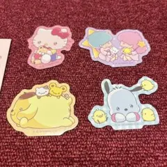 サンリオキャラクターズ　ダイカットステッカーセット 4種類