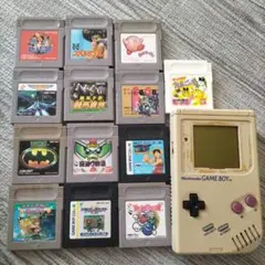 Nintendo GAME BOY 本体とソフト12本セット　ジャンク品