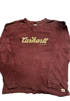 Carhartt バーガンディ 長袖カットソー