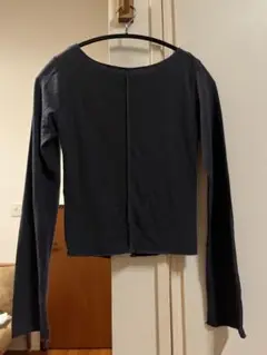 ダークブルー 長袖Tシャツ