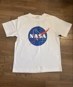 新品☆GU グラフィックTシャツNASA 130 白