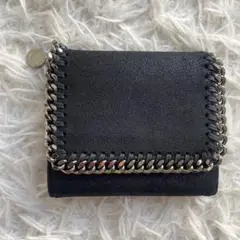 ステラマッカートニー　ファベラ　三つ折り財布　ブラック
