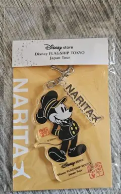 新品★フラッグシップトーキョー　ディズニー　ミッキーアクリルキーホルダー成田限定