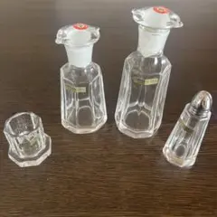 昭和レトロkamei glass調味料入れ