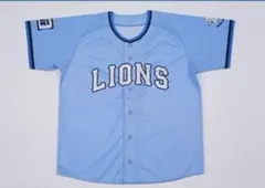 埼玉西武ライオンズLIONS 水色 ユニフォーム 半袖　Lサイズ