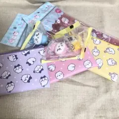 ちいかわ　ハチワレ　うさぎ　ロングクリアケース　フィギュア　コインパース　ポーチ