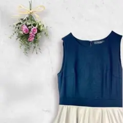 Dannyu0026Anne ダニーアンドアン【S】美品 ノースリーブワンピース