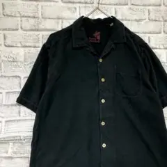半袖シルクシャツ！アロハ　トミーバハマブラックS730