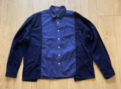 ReMUJI 無印良品　つながるシャツ　染め直した服