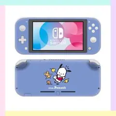 switch lite スキンシール ポチャッコ くすみブルー シンプル