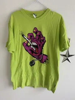 【良品】NESTA ライムグリーン Tシャツ M