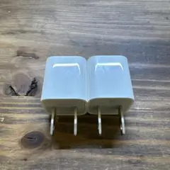 USB電源アダプタ 2個セット Apple 純正品 充電器
