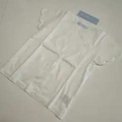 美品　タグ付き　スカラップ