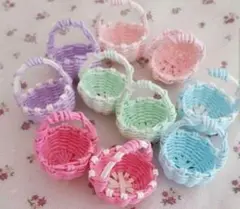 エコクラフト　ミニチュアかご
